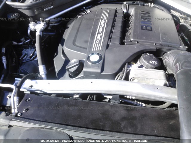 5UXZV4C59D0B02959 - 2013 BMW X5 XDRIVE35I GRAY photo 10