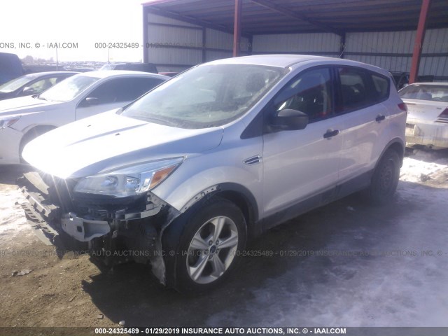 1FMCU0F72FUB74249 - 2015 FORD ESCAPE S SILVER photo 2