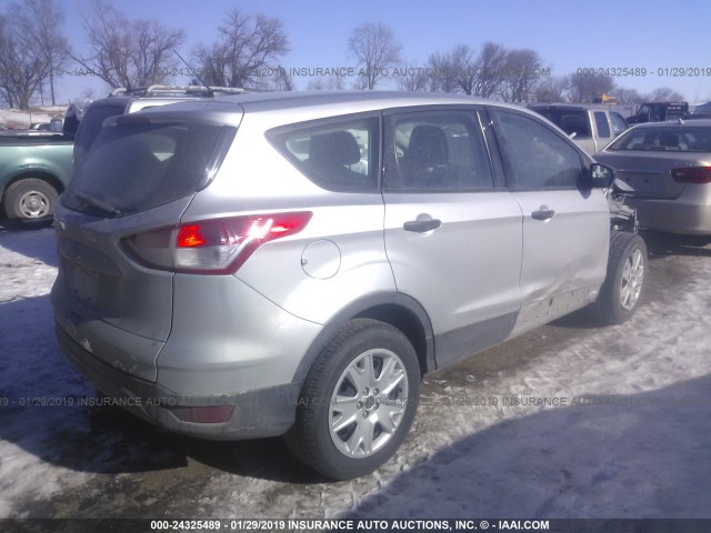 1FMCU0F72FUB74249 - 2015 FORD ESCAPE S SILVER photo 4