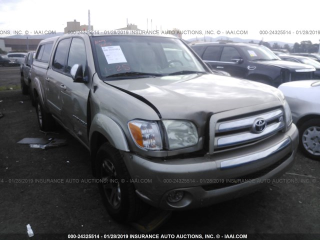 5TBET34176S515691 - 2006 TOYOTA TUNDRA DOUBLE CAB SR5 GOLD photo 1