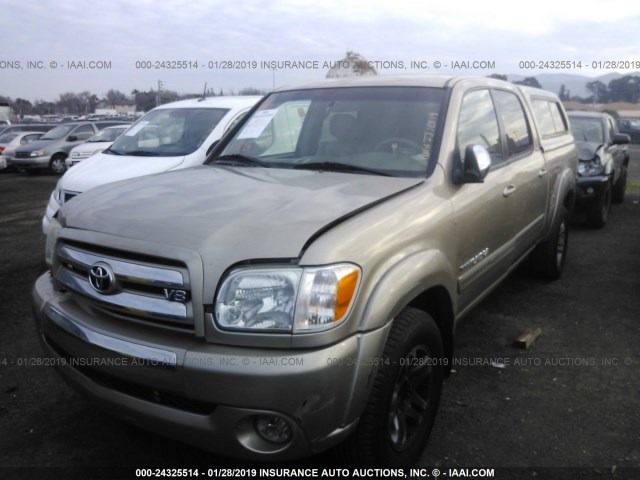 5TBET34176S515691 - 2006 TOYOTA TUNDRA DOUBLE CAB SR5 GOLD photo 2