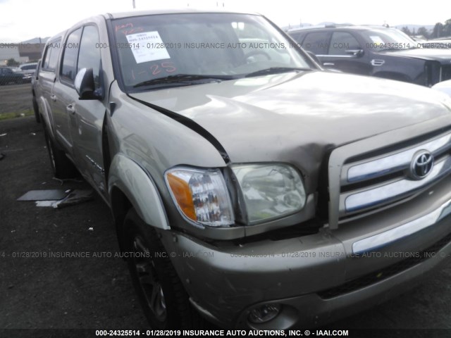 5TBET34176S515691 - 2006 TOYOTA TUNDRA DOUBLE CAB SR5 GOLD photo 6