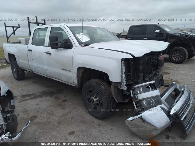 1GC1CUEG4JF127292 - 2018 CHEVROLET SILVERADO C2500 HEAVY DUTY WHITE photo 1