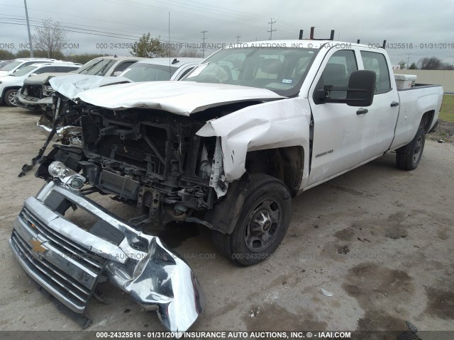 1GC1CUEG4JF127292 - 2018 CHEVROLET SILVERADO C2500 HEAVY DUTY WHITE photo 2