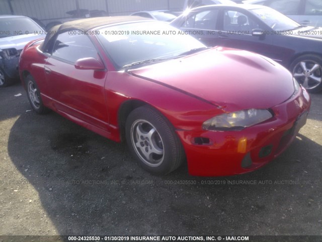 4A3AX35G9XE023360 - 1999 MITSUBISHI ECLIPSE SPYDER GS RED photo 1