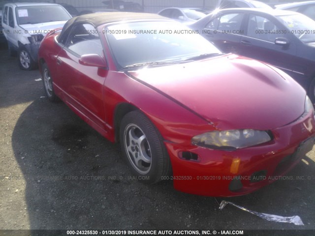 4A3AX35G9XE023360 - 1999 MITSUBISHI ECLIPSE SPYDER GS RED photo 6