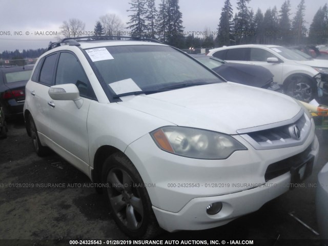 5J8TB18517A013181 - 2007 ACURA RDX TECHNOLOGY WHITE photo 1