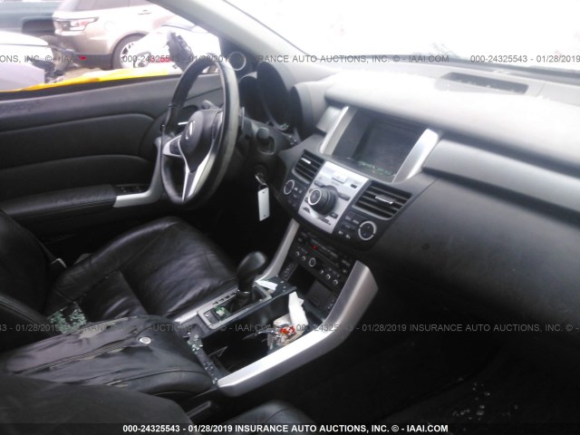 5J8TB18517A013181 - 2007 ACURA RDX TECHNOLOGY WHITE photo 5