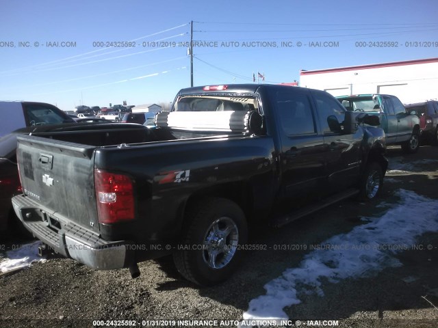 2GCEK13M781135609 - 2008 CHEVROLET SILVERADO K1500 BLACK photo 4