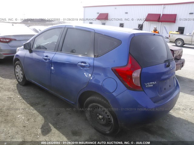 3N1CE2CP7GL351670 - 2016 NISSAN VERSA NOTE S/S PLUS/SV/SL/SR BLUE photo 3