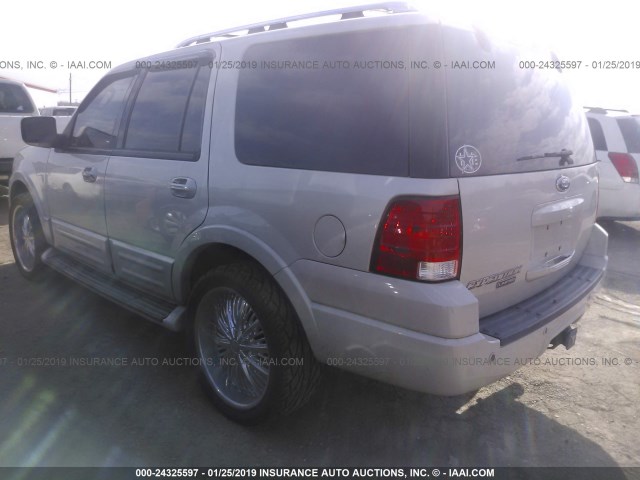 1FMPU19596LA65987 - 2006 FORD EXPEDITION LIMITED CREAM photo 3