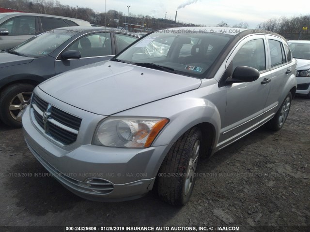 1B3JB48B87D502268 - 2007 DODGE CALIBER SXT SILVER photo 2