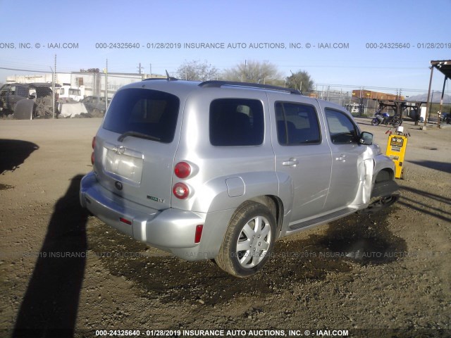 3GNBABFW4BS651504 - 2011 CHEVROLET HHR LT SILVER photo 4