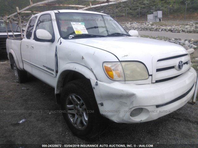 5TBRT38115S465185 - 2005 TOYOTA TUNDRA ACCESS CAB LIMITED WHITE photo 1