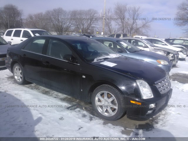 1G6DW677760203811 - 2006 CADILLAC STS BLACK photo 1