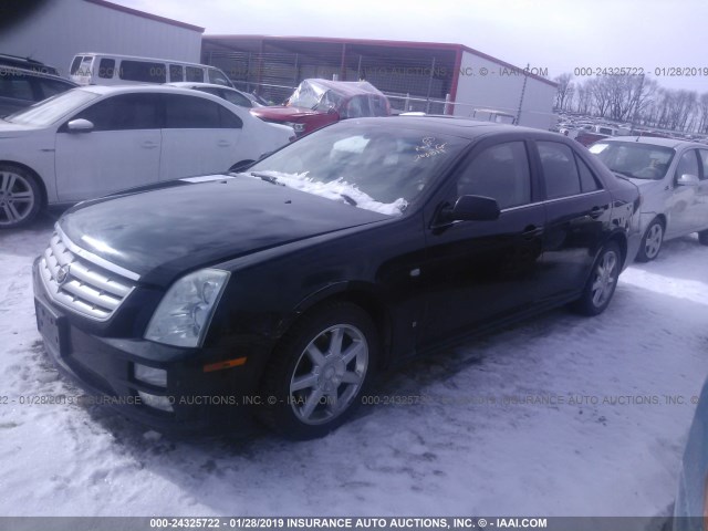 1G6DW677760203811 - 2006 CADILLAC STS BLACK photo 2