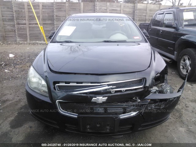 1G1ZA5E19BF181613 - 2011 CHEVROLET MALIBU LS BLACK photo 6