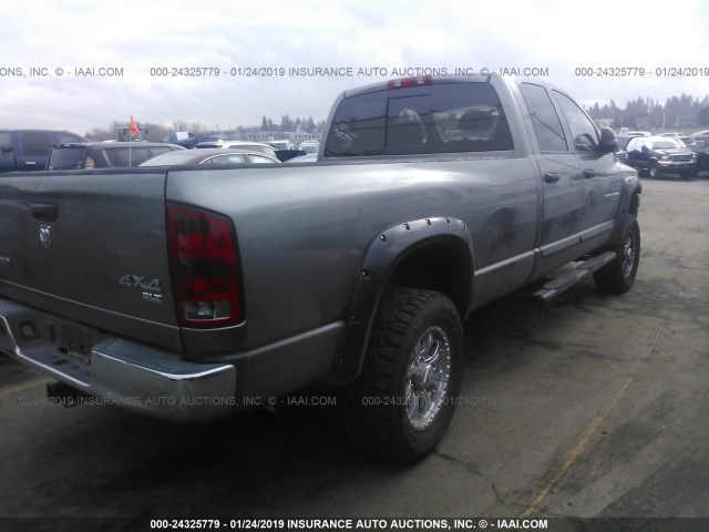 3D7KS28C06G288870 - 2006 DODGE RAM 2500 ST/SLT/LARAMIE GRAY photo 4