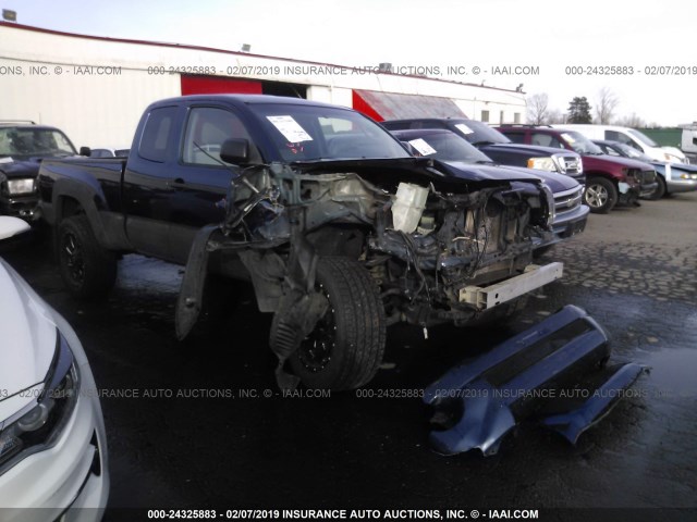 5TEUU42N26Z318183 - 2006 TOYOTA TACOMA ACCESS CAB შავი ფოტო 1