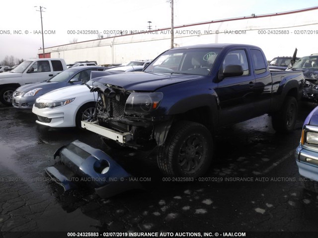 5TEUU42N26Z318183 - 2006 TOYOTA TACOMA ACCESS CAB შავი ფოტო 2