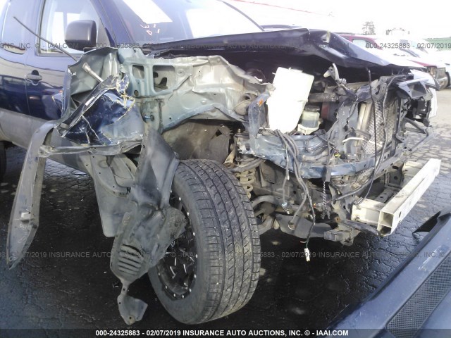 5TEUU42N26Z318183 - 2006 TOYOTA TACOMA ACCESS CAB შავი ფოტო 6