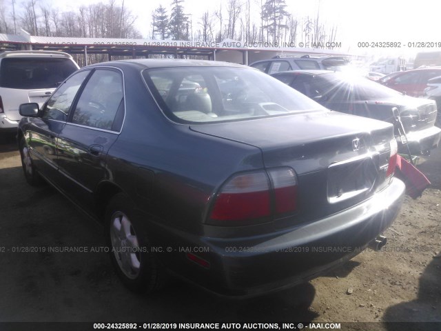 1HGCE6671TA022661 - 1996 HONDA ACCORD EX/EX-R GREEN photo 3