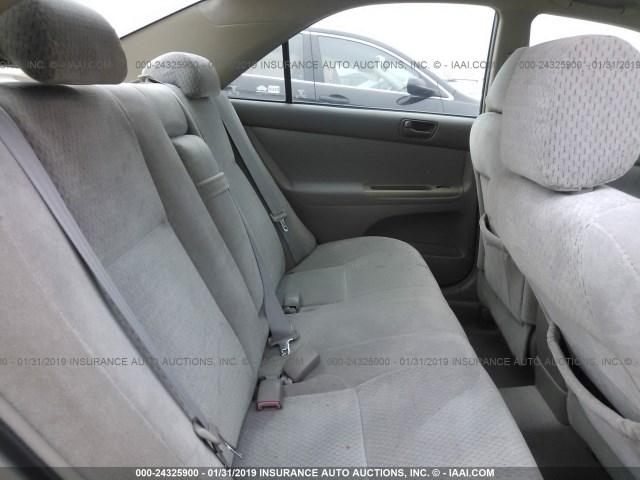 4T1BE32K24U346748 - 2004 TOYOTA CAMRY LE/XLE/SE BEIGE photo 8