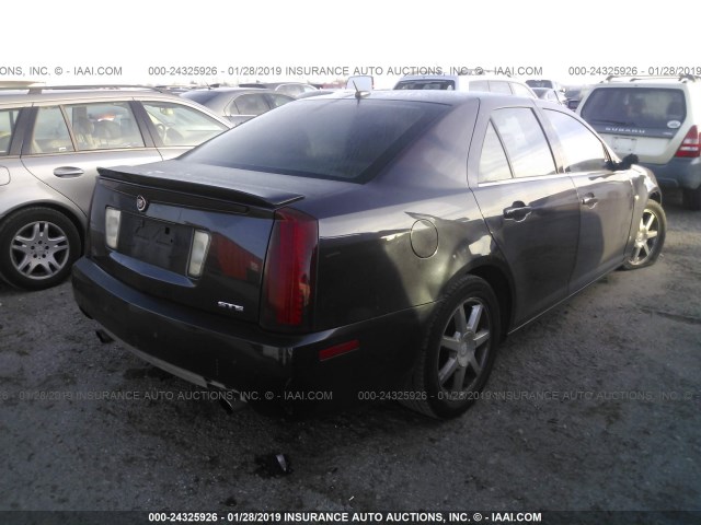 1G6DW677760154190 - 2006 CADILLAC STS BLACK photo 4