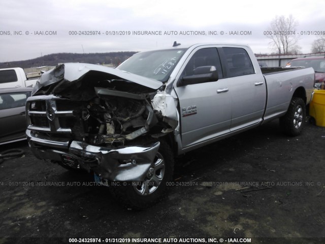 3C6UR5JL2FG535520 - 2015 RAM 2500 SLT SILVER photo 2