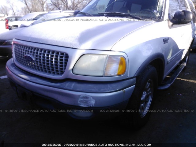 1FMRU15LX1LA41087 - 2001 FORD EXPEDITION XLT SILVER photo 6