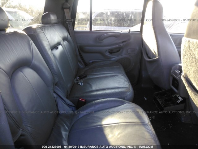 1FMRU15LX1LA41087 - 2001 FORD EXPEDITION XLT SILVER photo 8