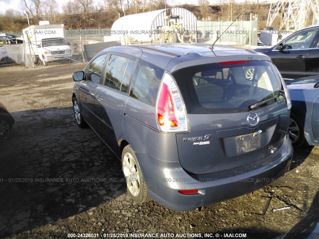 JM1CR29L090330259 - 2009 MAZDA 5 BLUE photo 3