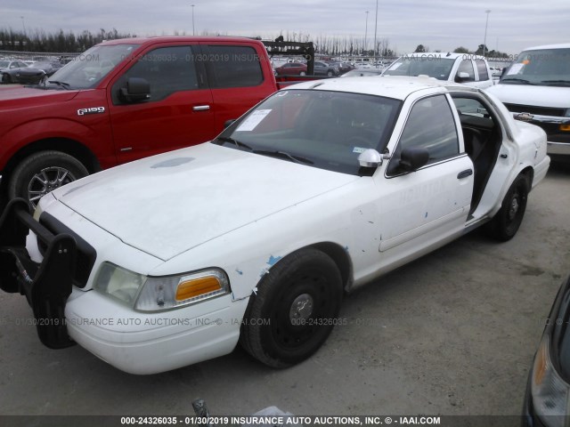 2FAHP71WX5X165739 - 2005 FORD CROWN VICTORIA POLICE INTERCEPTOR WHITE photo 2