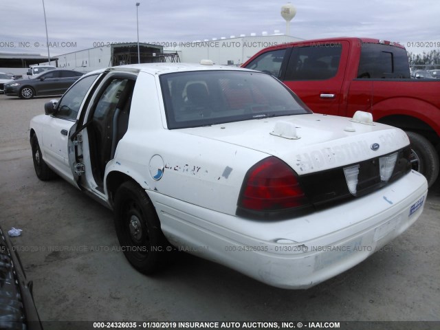 2FAHP71WX5X165739 - 2005 FORD CROWN VICTORIA POLICE INTERCEPTOR WHITE photo 3