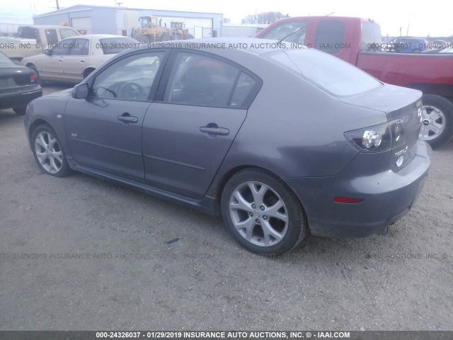 JM1BK323971636674 - 2007 MAZDA 3 S GRAY photo 3