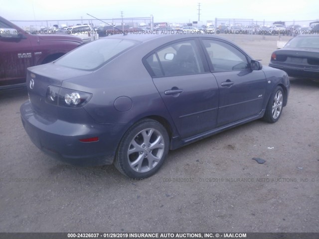 JM1BK323971636674 - 2007 MAZDA 3 S GRAY photo 4