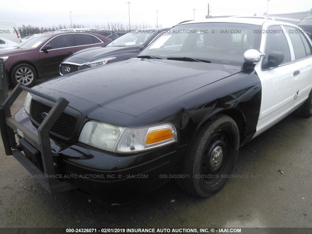 2FABP7BVXAX108978 - 2010 FORD CROWN VICTORIA POLICE INTERCEPTOR WHITE photo 6