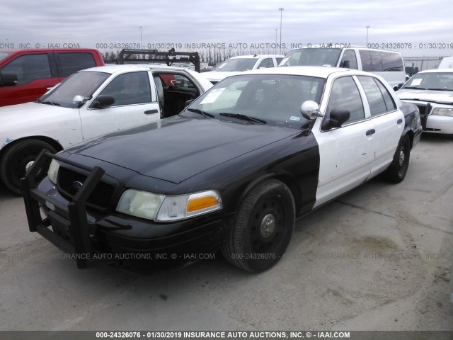 2FABP7BV7AX109005 - 2010 FORD CROWN VICTORIA POLICE INTERCEPTOR WHITE photo 2