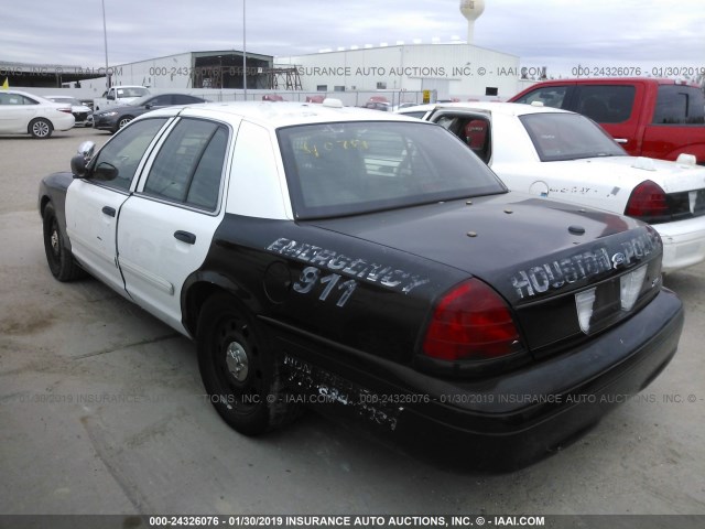 2FABP7BV7AX109005 - 2010 FORD CROWN VICTORIA POLICE INTERCEPTOR WHITE photo 3