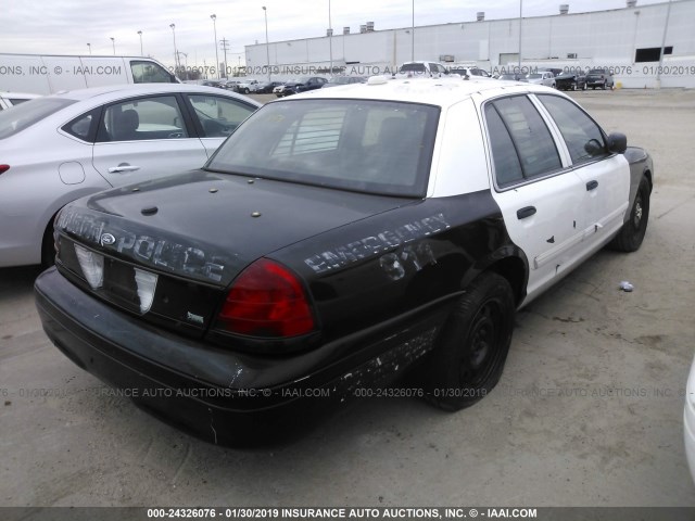 2FABP7BV7AX109005 - 2010 FORD CROWN VICTORIA POLICE INTERCEPTOR WHITE photo 4