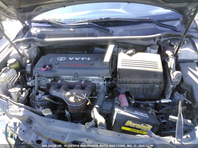 4T4BE46K59R060681 - 2009 TOYOTA CAMRY SE/LE/XLE GRAY photo 10