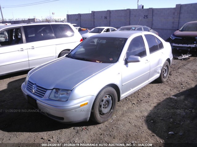 3VWRK69M23M039794 - 2003 VOLKSWAGEN JETTA GL SILVER photo 2