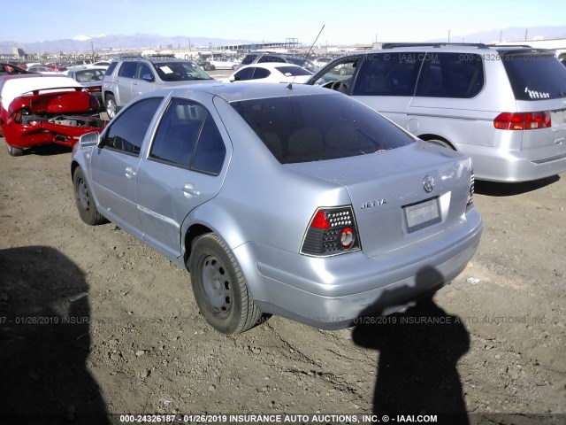 3VWRK69M23M039794 - 2003 VOLKSWAGEN JETTA GL SILVER photo 3