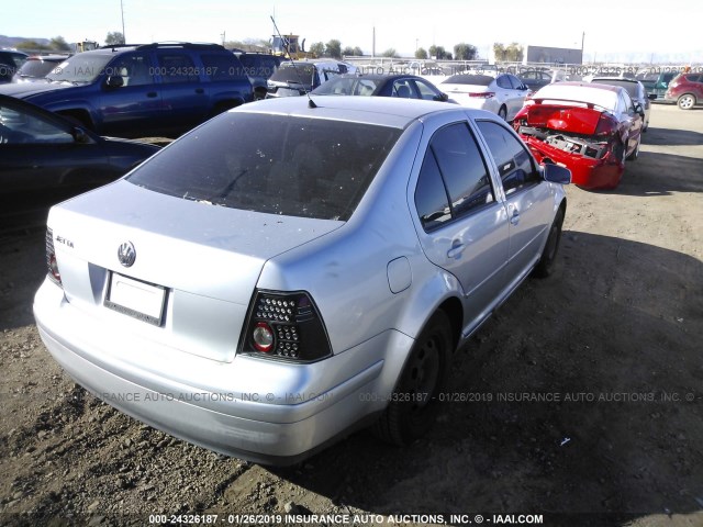 3VWRK69M23M039794 - 2003 VOLKSWAGEN JETTA GL SILVER photo 4