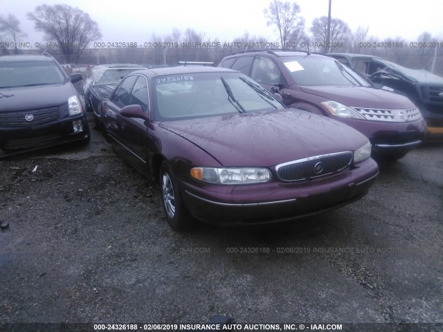 2G4WY55J111248051 - 2001 BUICK CENTURY LIMITED MAROON photo 1