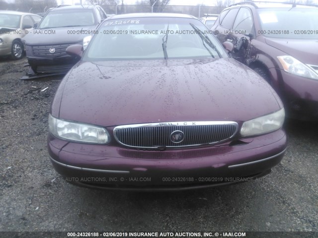 2G4WY55J111248051 - 2001 BUICK CENTURY LIMITED MAROON photo 6