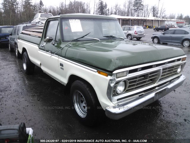 F25HRS29616 - 1973 FORD PICKUP GREEN photo 1