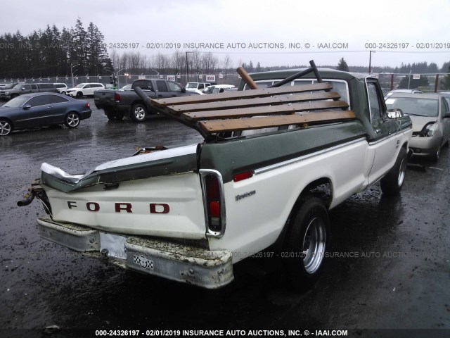 F25HRS29616 - 1973 FORD PICKUP GREEN photo 4