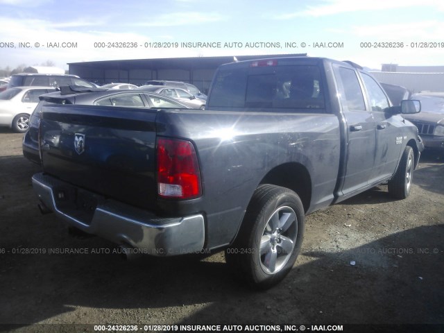 1C6RR6GT4FS613291 - 2015 RAM 1500 SLT GRAY photo 4