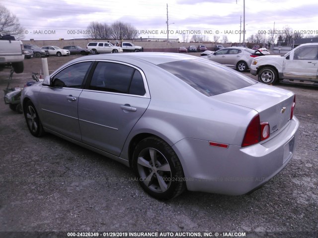 1G1ZC5EU8BF301115 - 2011 CHEVROLET MALIBU 1LT ვერცხლისფერი ფოტო 3
